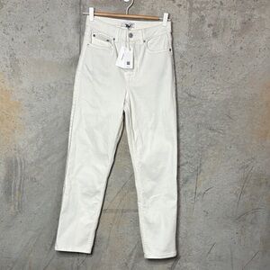 SPANX LYCRA FITSENSE SLIM WHITE JEANS